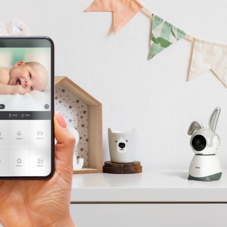 Babyphone Camera wifi Smartbaby 10 - Blanc et gris