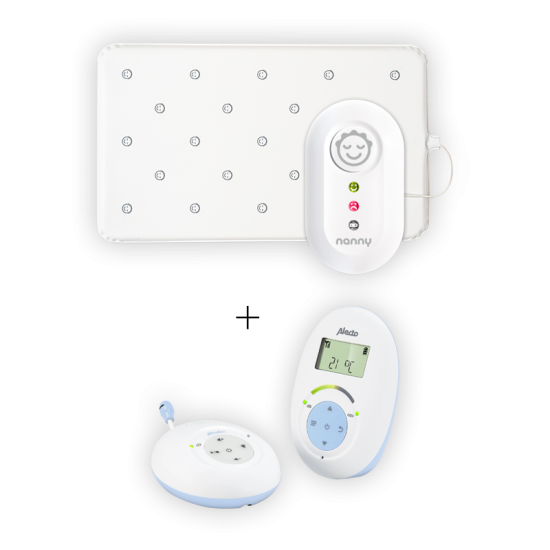 1 MONITEUR NANNY + 1 BABYPHONE SANS ONDE PREMIUM - DBX-112