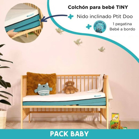 Matelas bébé Tiny bleu