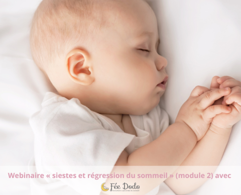 Webinaire « Siestes et régressions du sommeil » avec Fée Dodo (module 2)